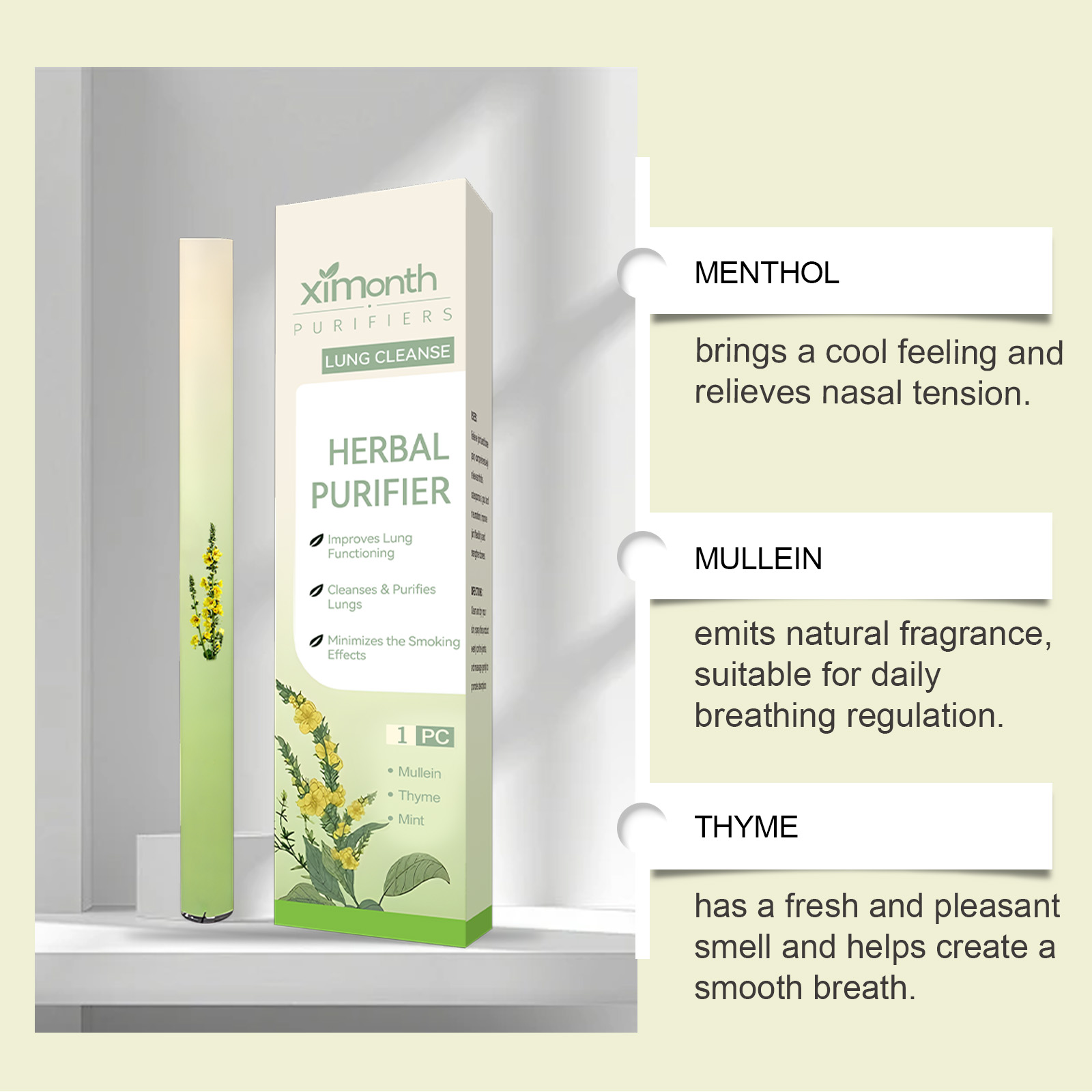 Natural Herbal Breathing Stick - đánh giá và giá Herbal And Wellness