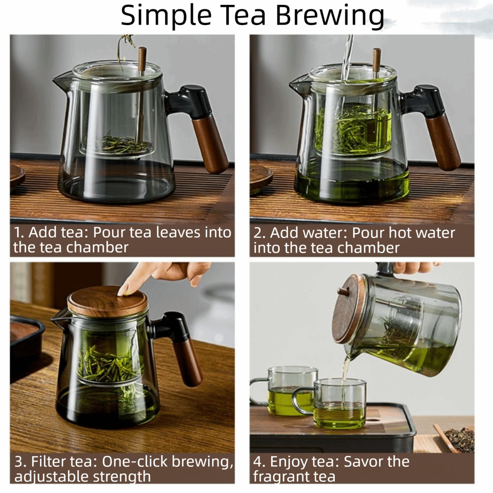 One-Touch Drip Glass Teapot 65 - đánh giá và giá Herbal And Wellness