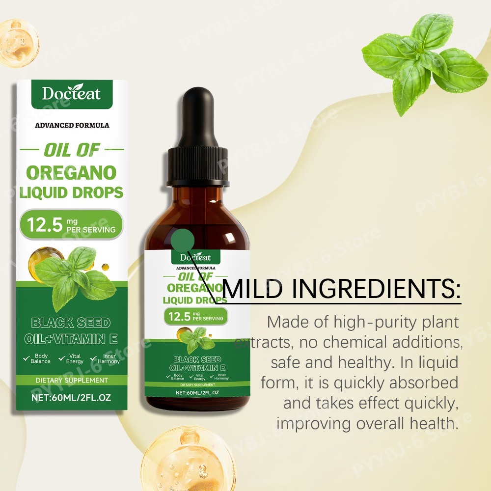 Oregano Oil Liquid Drops 60ml  - đánh giá và giá Herbal And Wellness