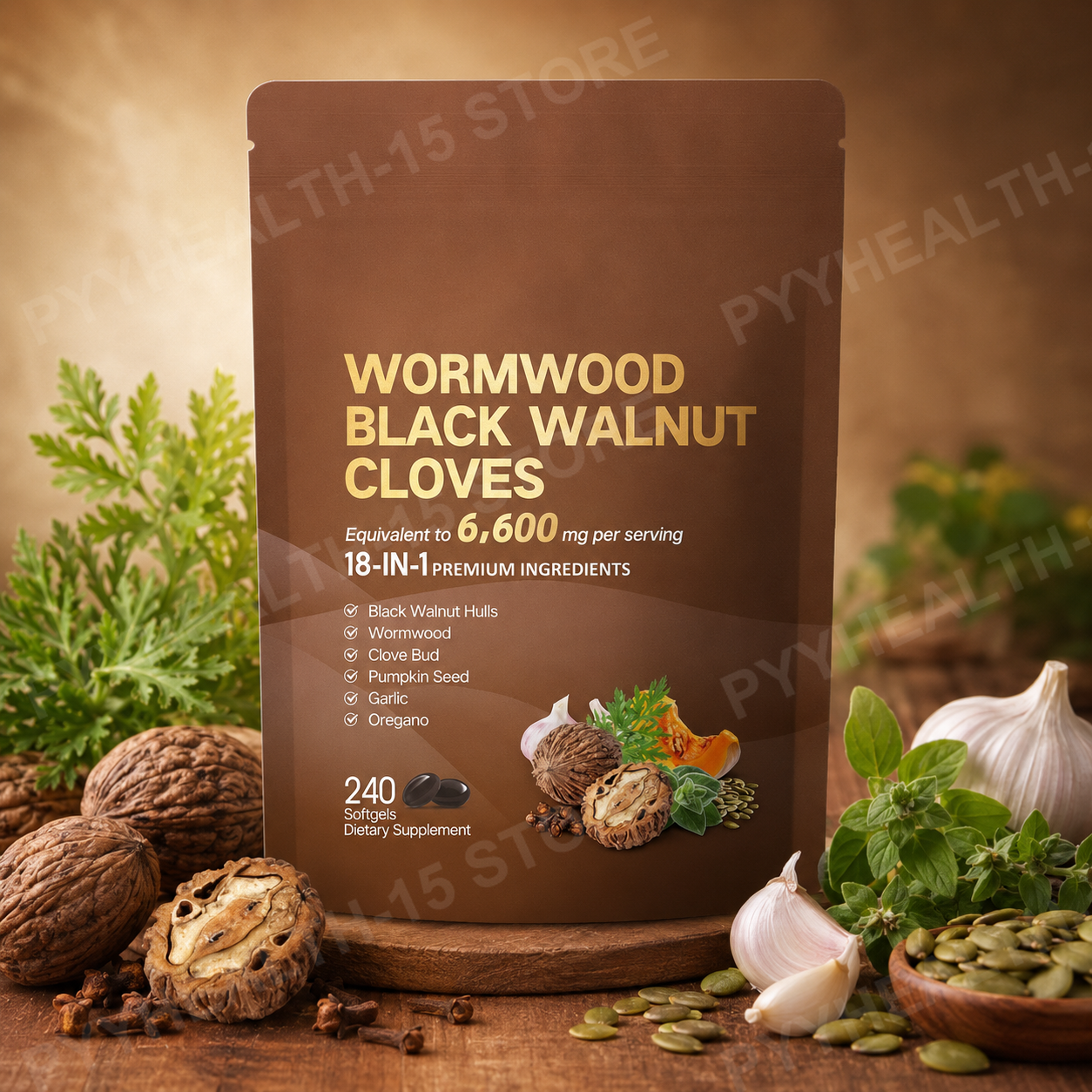 18-in-1 Wormwood Black Walnut  - đánh giá và giá Herbal And Wellness